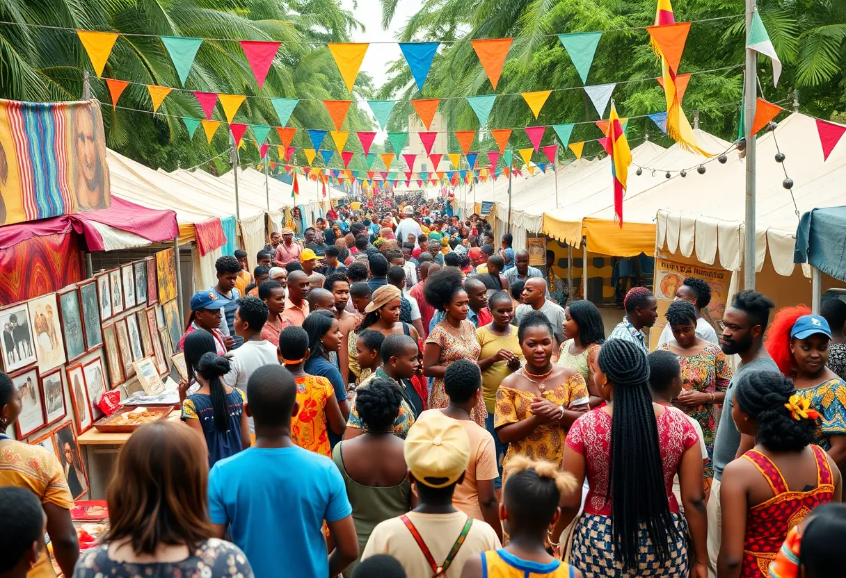 AfroCon festival with music and cultural displays in Omaha