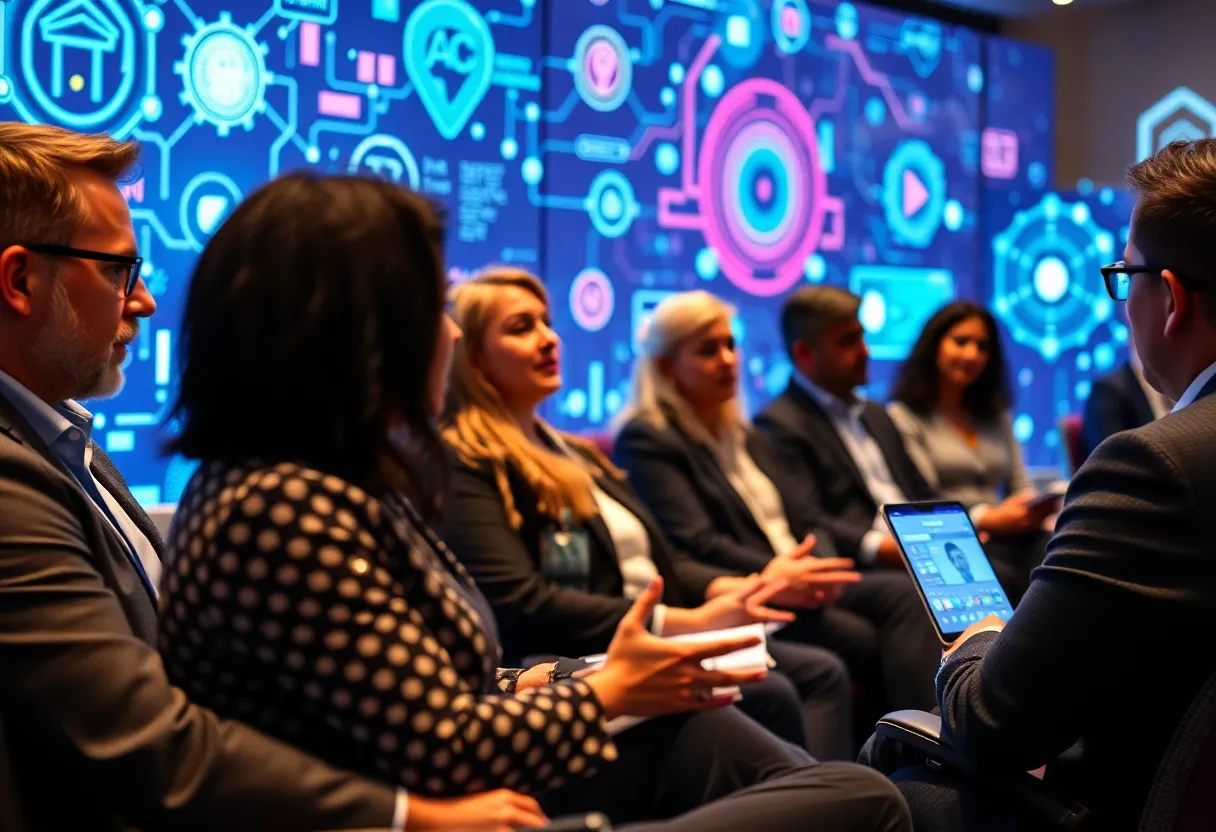 Participants at the AI and Business Marketing Seminar