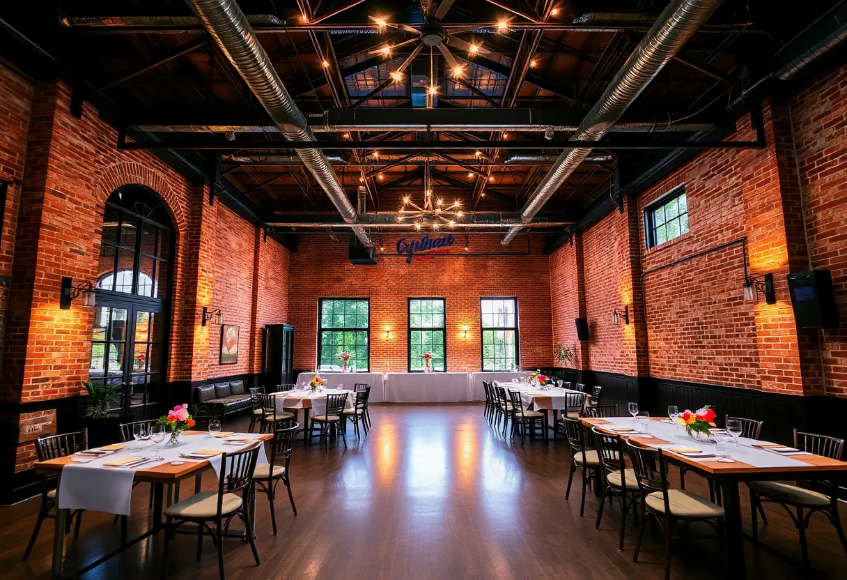 Blackstone Alley, new event venue in Omaha with modern and historic design elements