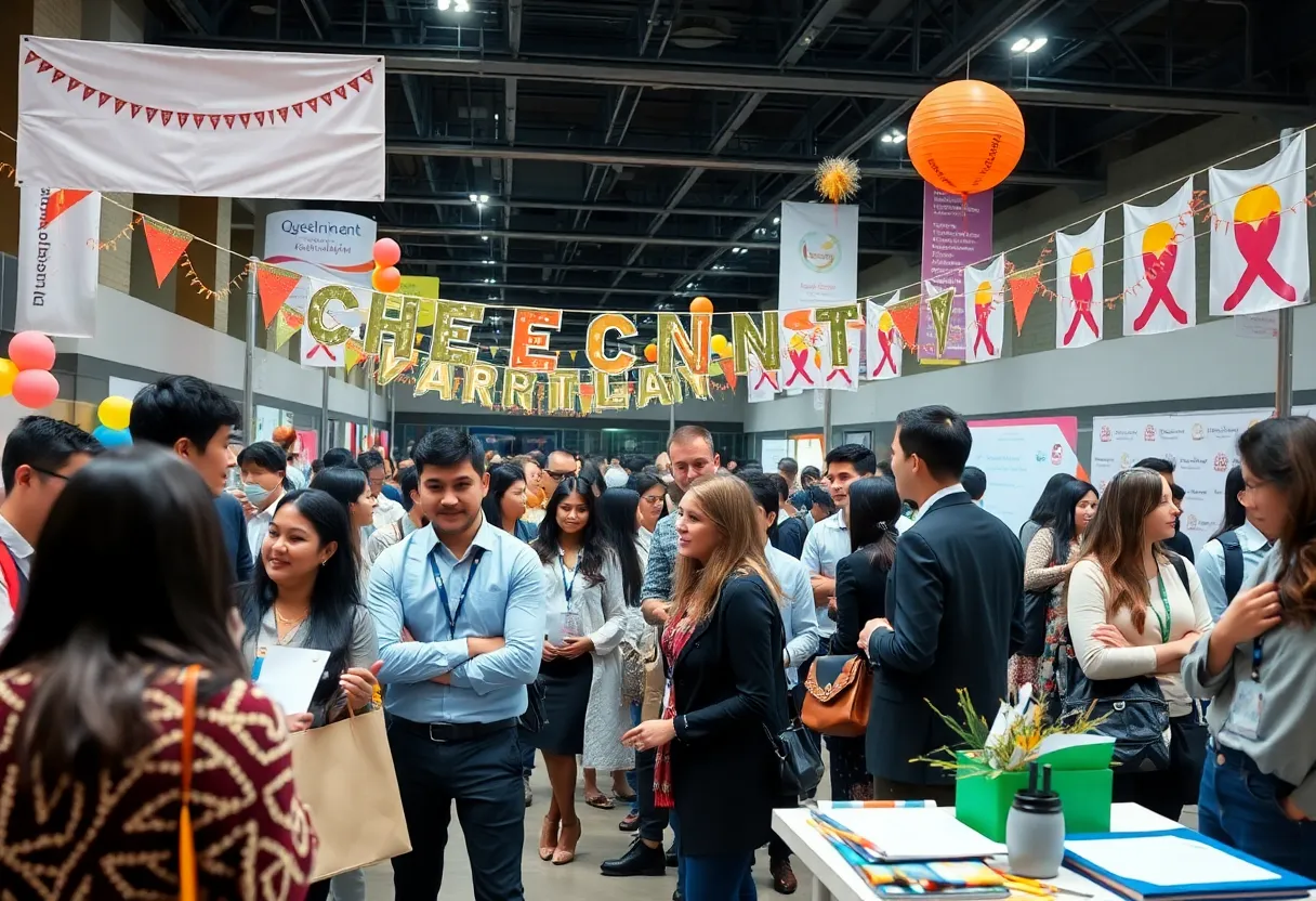 Group celebrating the 10th anniversary of Clifton Strengths Institute