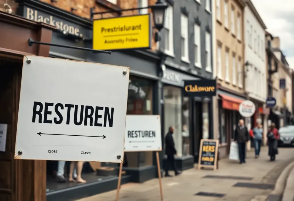 A closed eatery in Omaha's Blackstone district affecting local businesses.