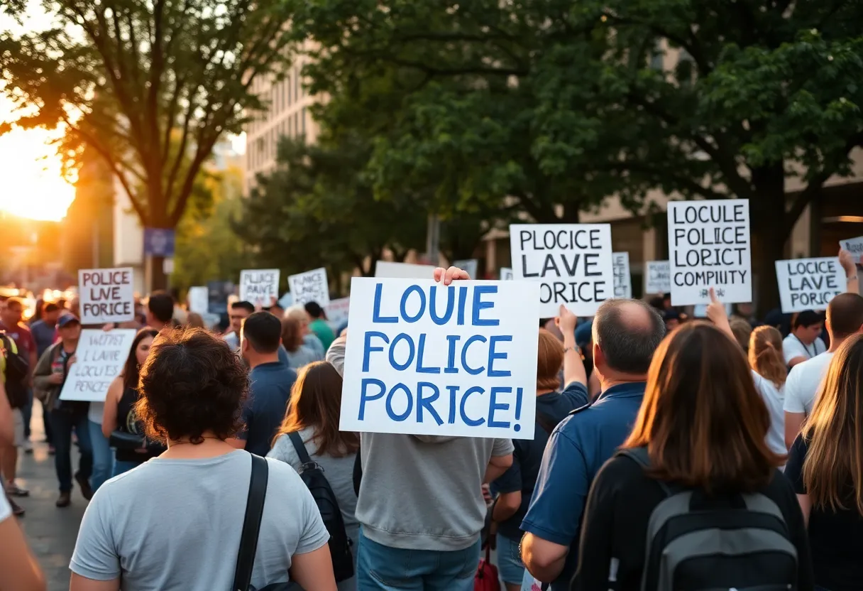 Community gathering supporting Omaha police officer recovery