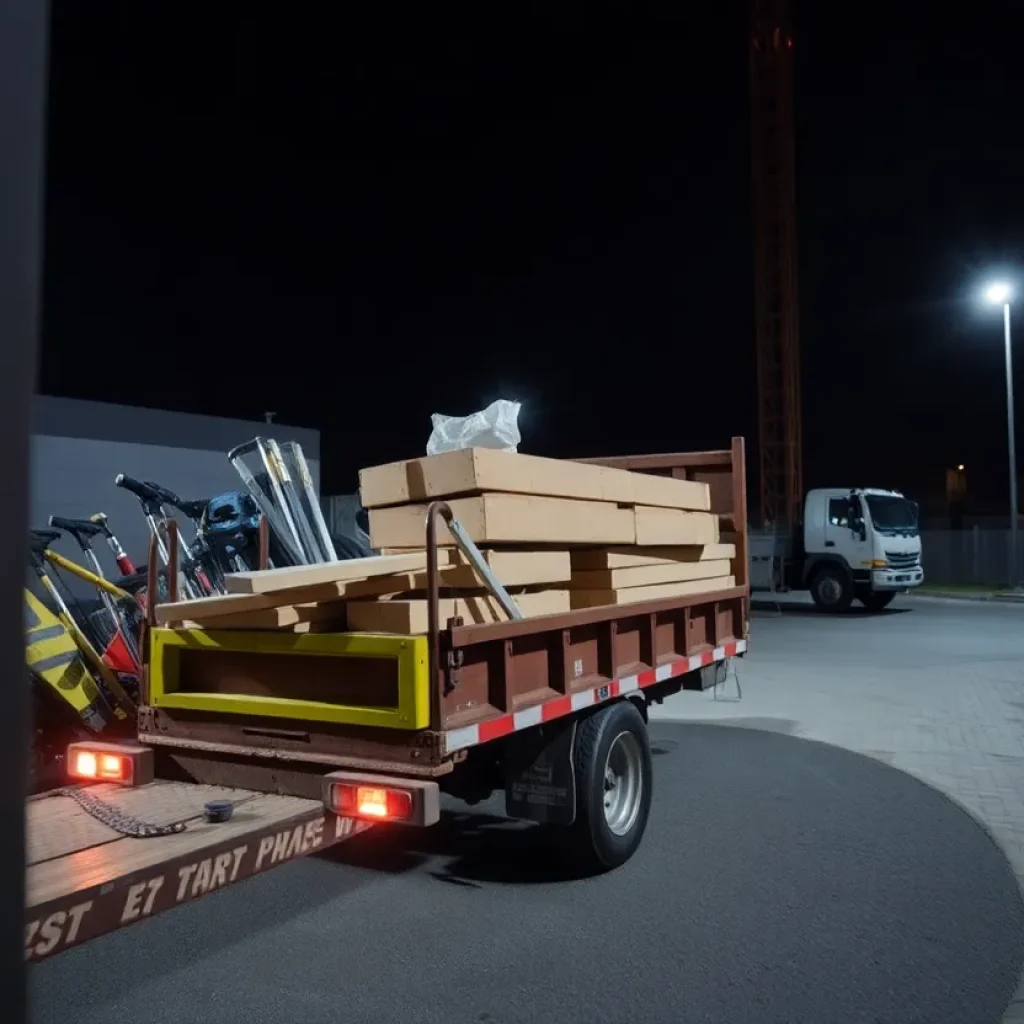 Construction tools being stolen at night