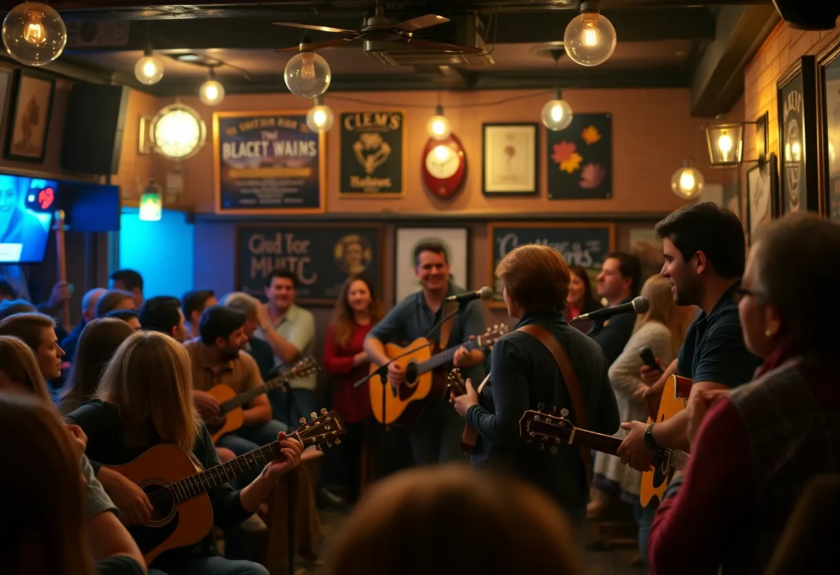 Elaina Christina performing at The Waiting Room Lounge in Omaha