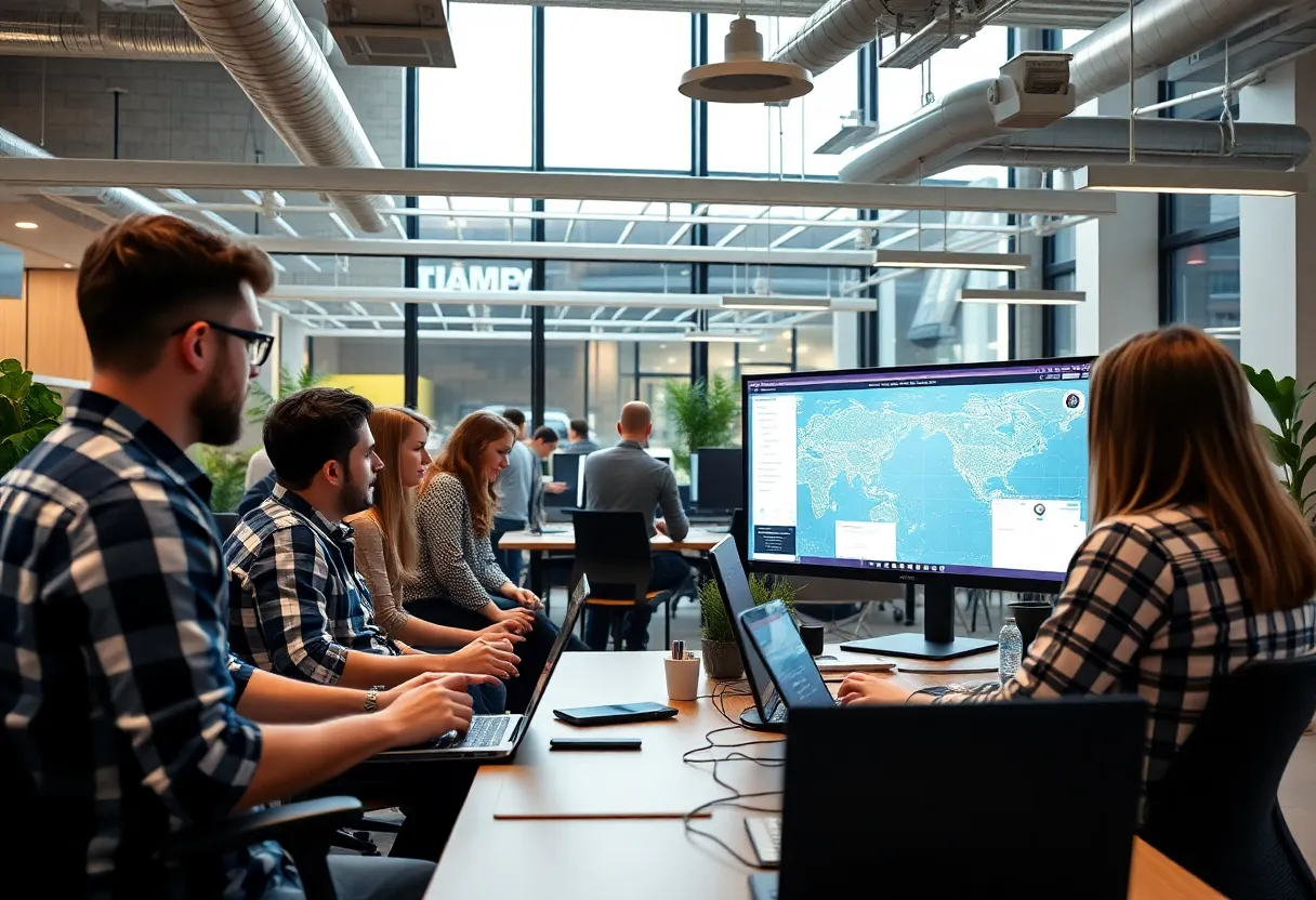 FindU team working on location-based services in Omaha