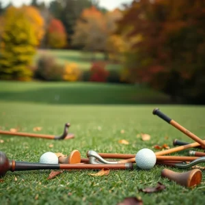 Participants enjoying hickory golf at the Heartland Hickory Classic