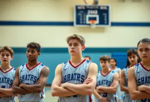 High school athletes expressing concerns about sports forfeits