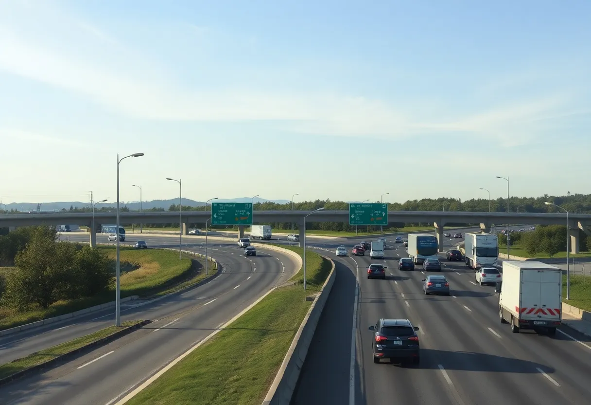 Highway 370 near 13th Street in Sarpy County
