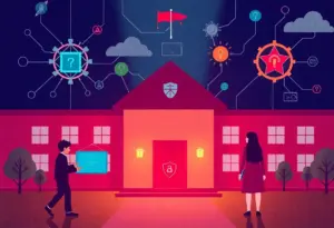 Image depicting cybersecurity threat to Kearney School District.