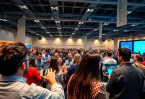 Entrepreneurs presenting at the Nebraska Entrepreneur Pitch Day