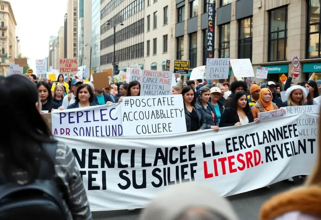 Crowd at No Kings rally in Omaha