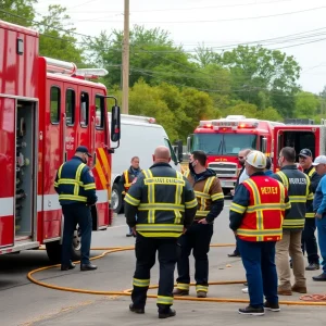 Evacuation and emergency response at the gas leak site in North Omaha
