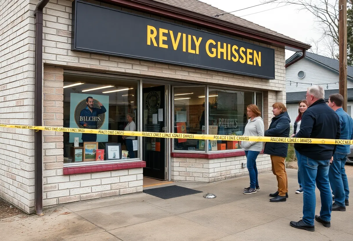 Scene of the burglary at a family-owned business in Omaha