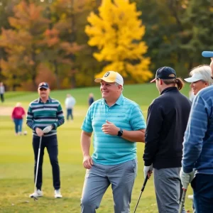Autumn golf tournament at O'Meara Golf Course in Omaha
