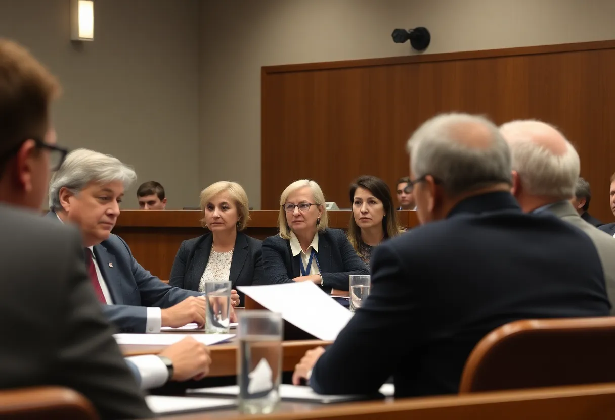 Omaha city council meeting discussing homelessness ordinance