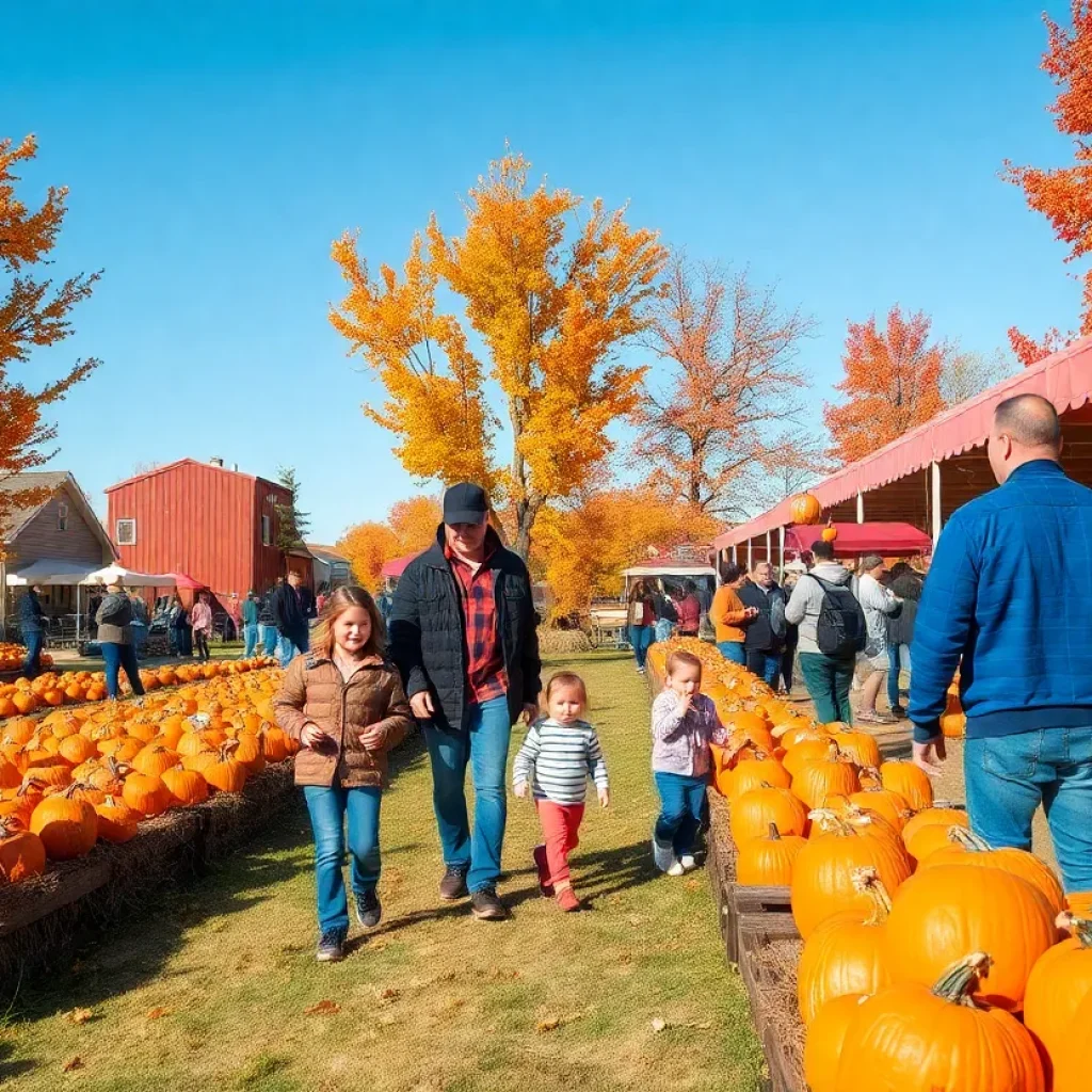 Families enjoying fall events in Omaha, including pumpkin patches and craft beer festivals.