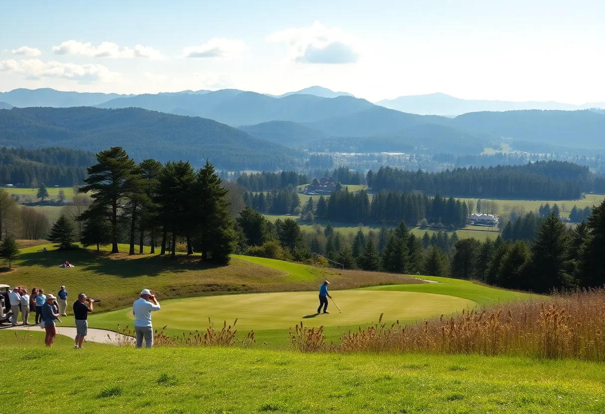 Omaha men's golf team competing at The Gateway tournament