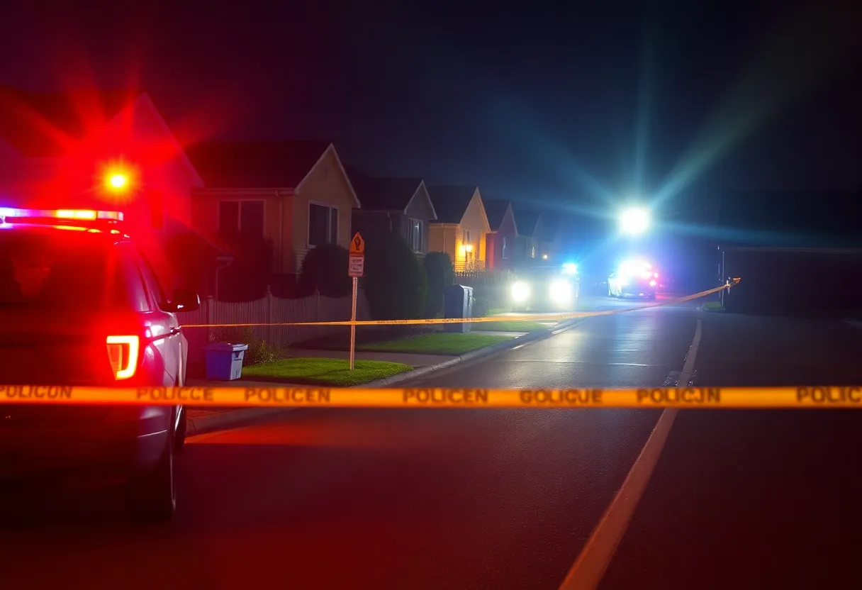 Police activity at the scene of an officer-involved shooting in Omaha.