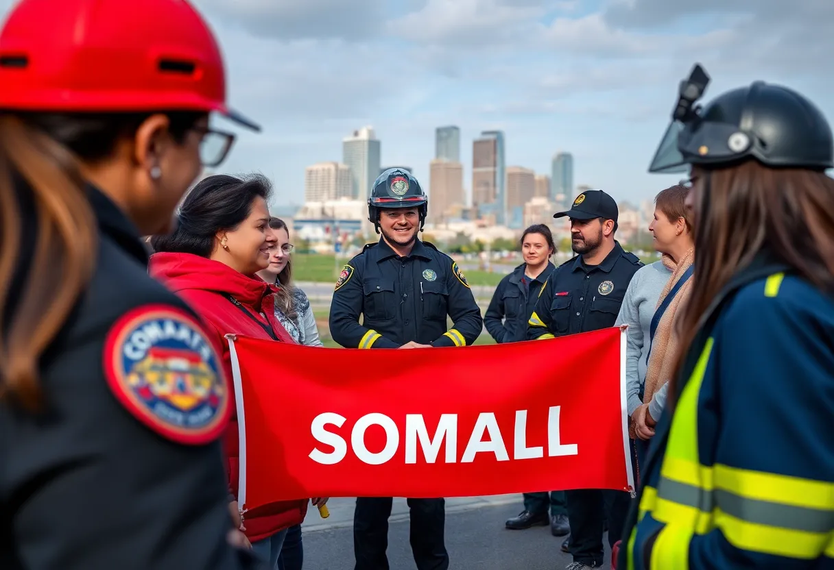 Community support for injured police officer in Omaha