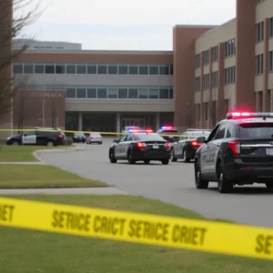 Omaha police at UNO Dodge Campus investigating a suspicious package.