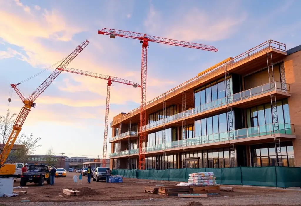 Groundbreaking ceremony for Omaha retail development