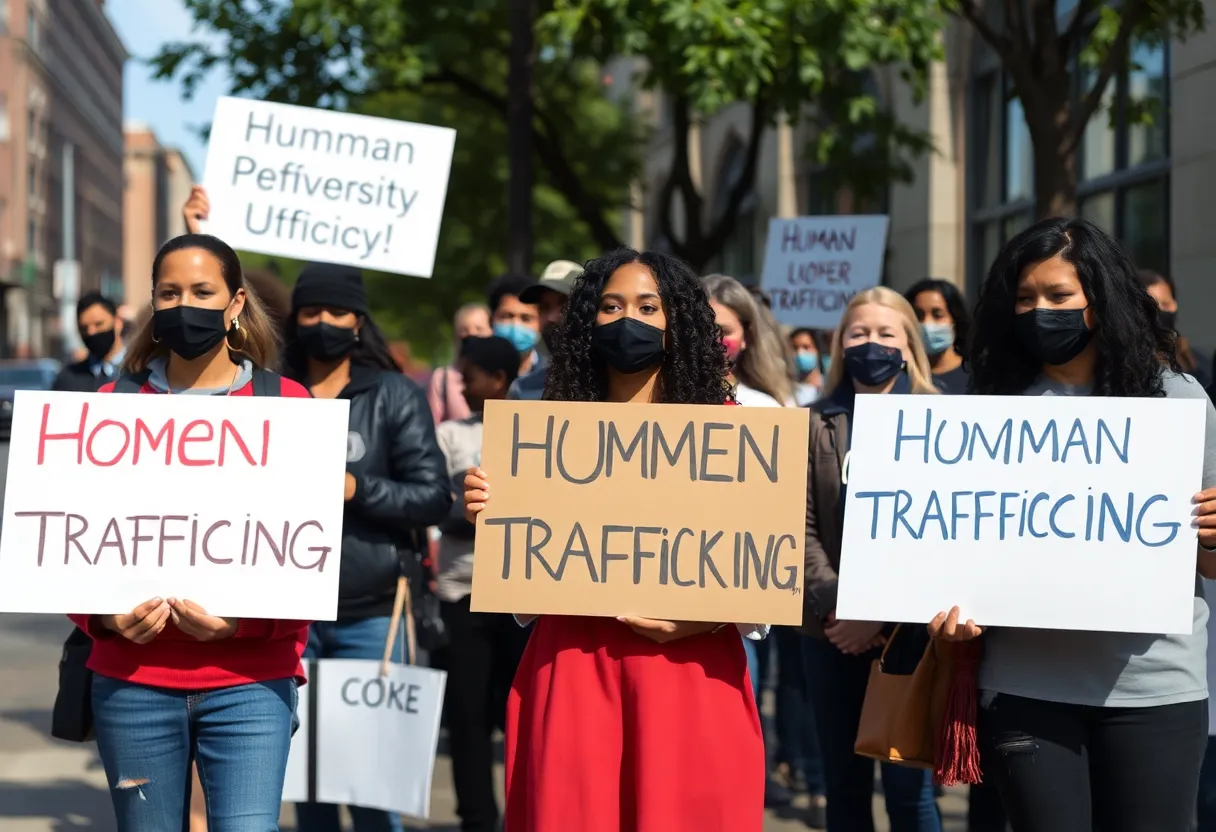 Public awareness campaign against sex trafficking in Omaha