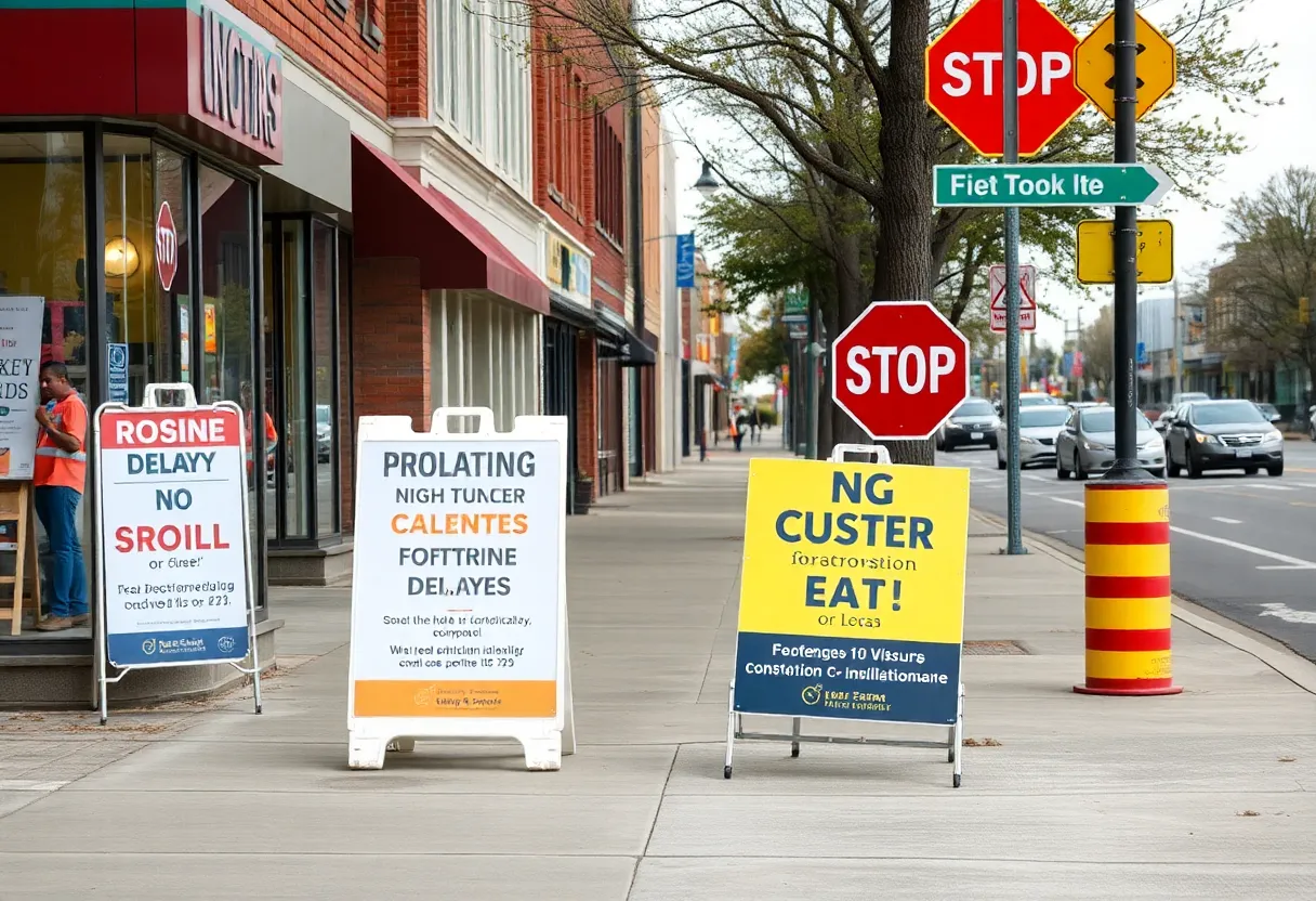 Businesses along the proposed streetcar route in Omaha affected by project delays.