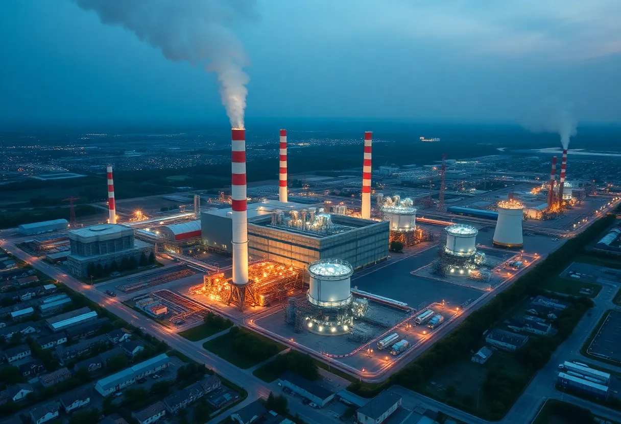 Natural gas power plant in North Omaha