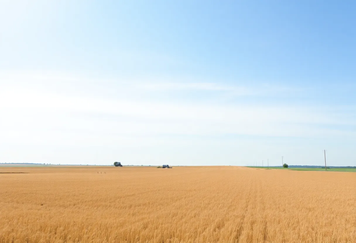 Open rural field in Nebraska representing missing person investigation