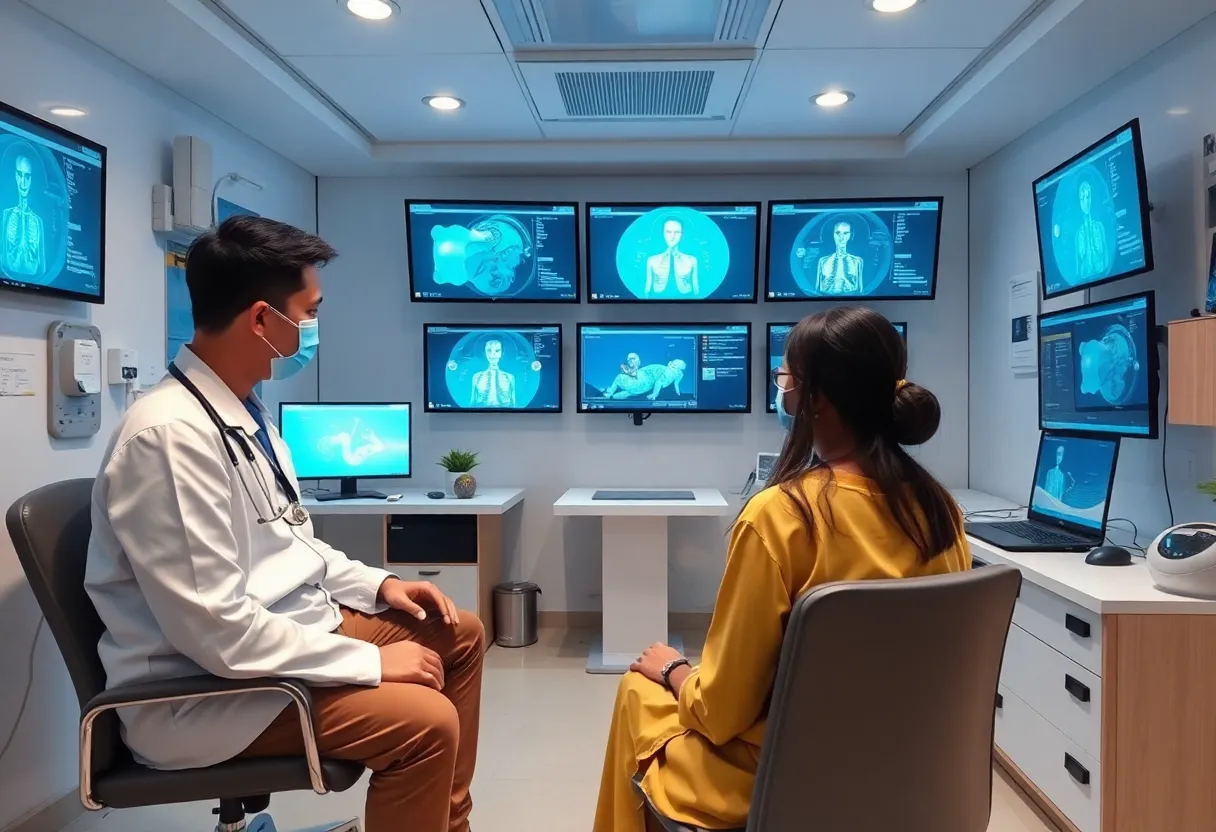 Telemedicine center in Omaha offering AI diagnostics and virtual care services
