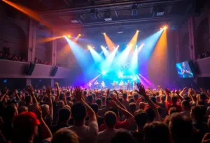 Audience enjoying Tyler Rich's concert at Holland Performing Arts Center