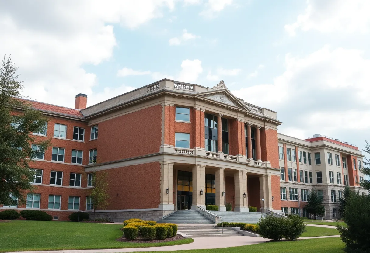 Image showcasing the University of Nebraska campus and funding allocation trends.