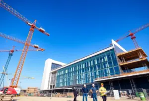 Groundbreaking ceremony for the Advanced Materials Institute at UNO