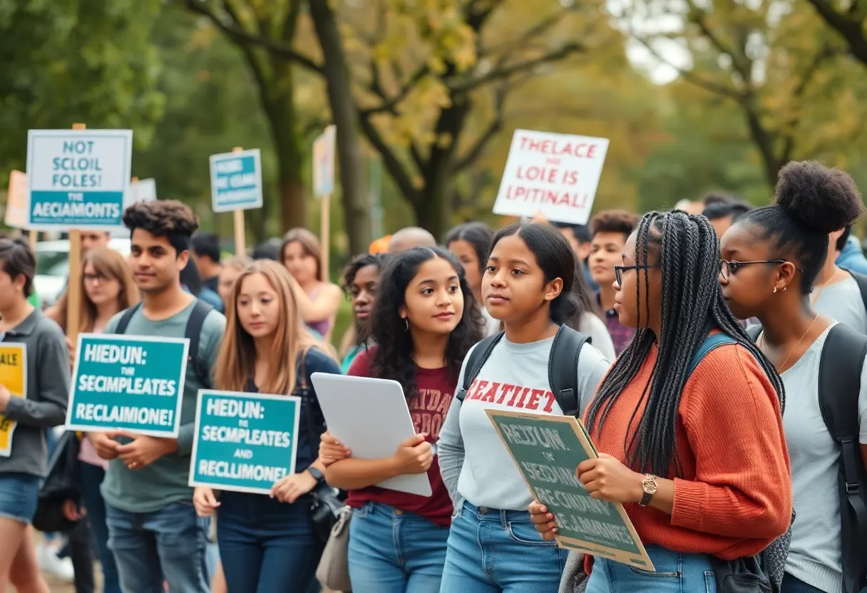 Community rally for State Legislature campaign