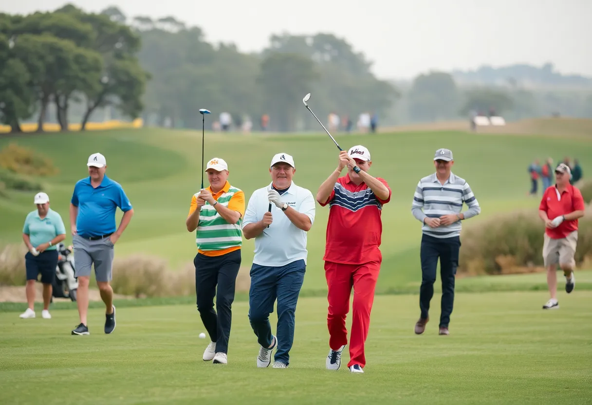 UNO Men's Golf Team at the Fall Heartland Invitational